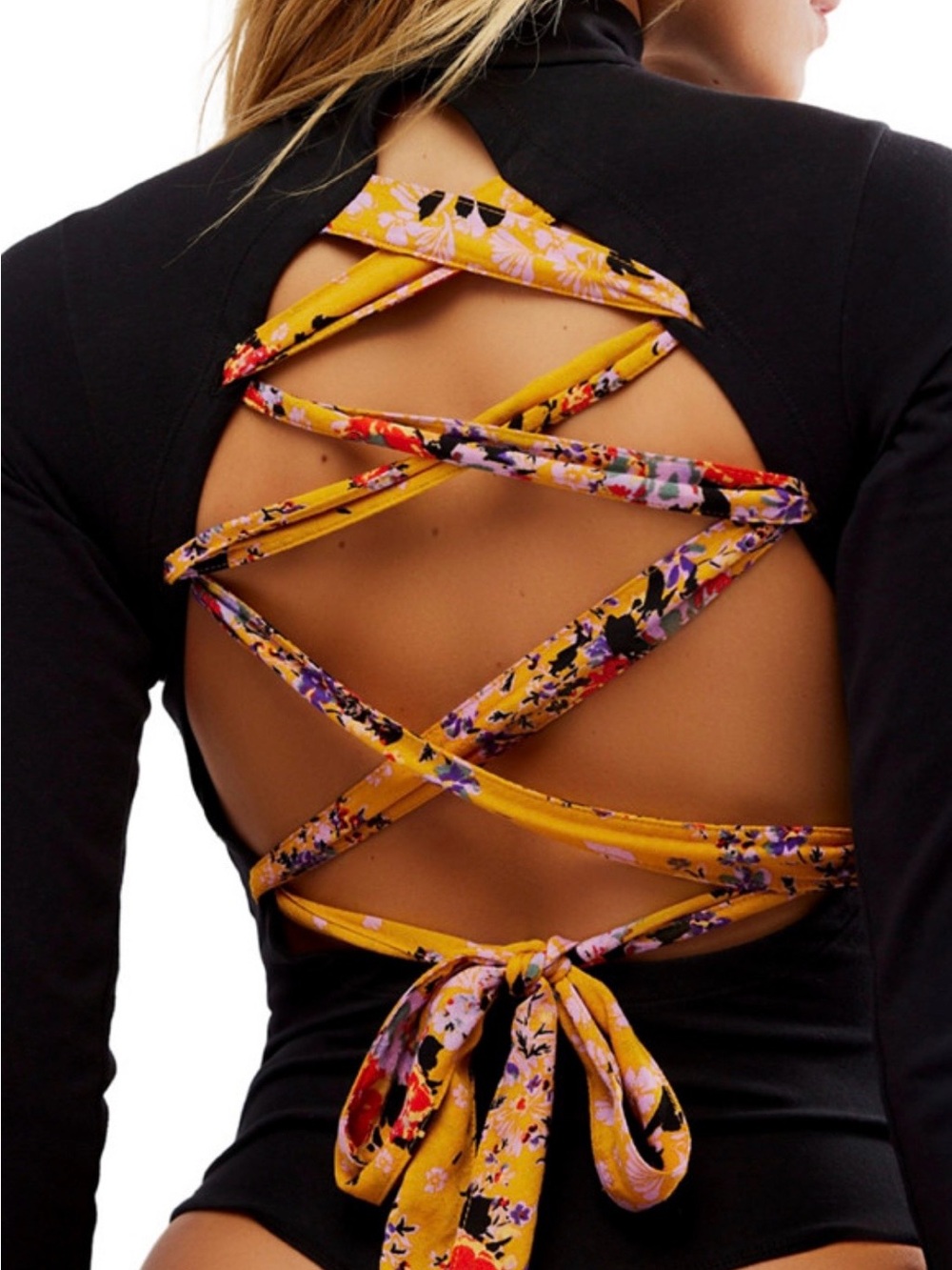 Free People Straps In The Back Bodysuit - Picture 2 of 7